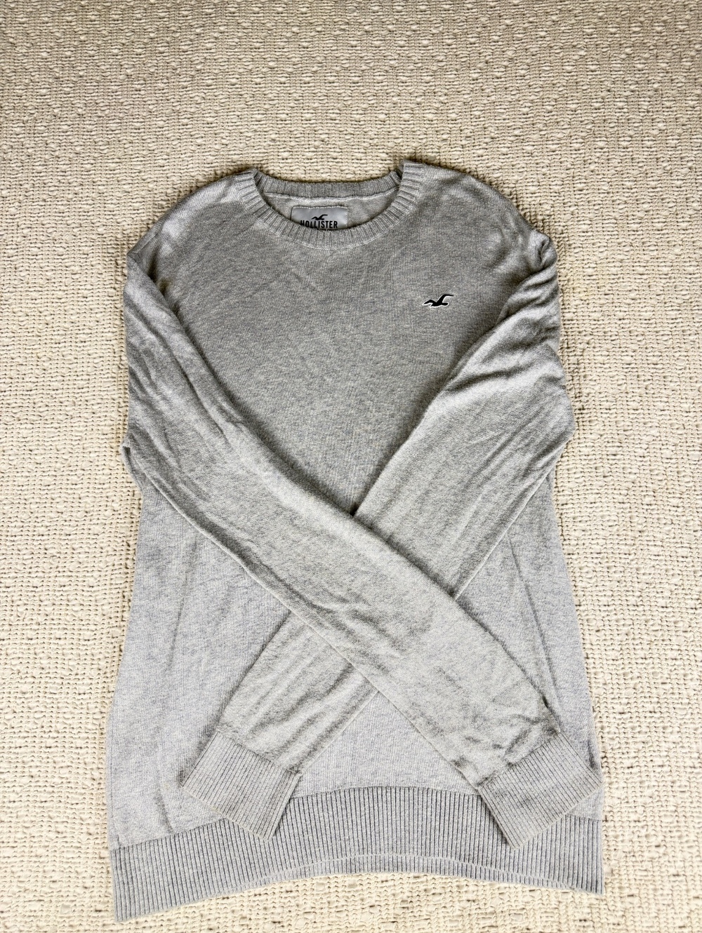 Hollister Gray Crewneck Sweater